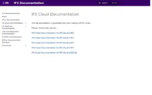 IFS Cloud