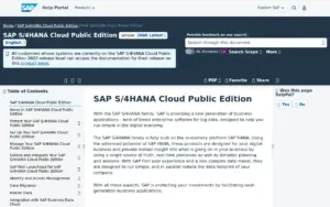 SAP S/4HANA